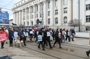 София - Протест на Николай Попов и "Ангели на пътя"