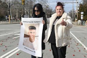 София - Протест на Николай Попов и 'Ангели на пътя'