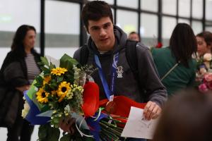 София - Летище 'Васил Левски'- посрещане на Тервел Замфиров