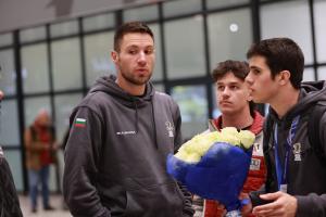 София - Летище 'Васил Левски'- посрещане на Тервел Замфиров