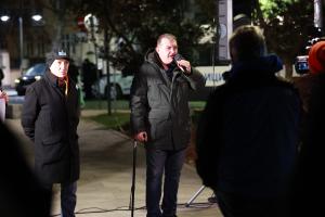 София - Протест на граждани и БОЕЦ пред сградата на МВР