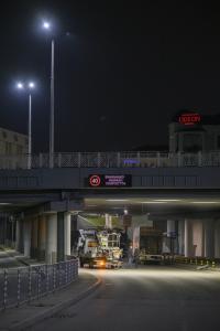 Пловдив - Затворен за движение подлез през нощта