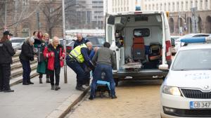 София - Припаднал човек пред Българска народна банка
