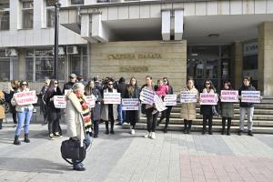 Пловидв - Протест пред съда - да не се променя мярката на Никола Бургазлиев