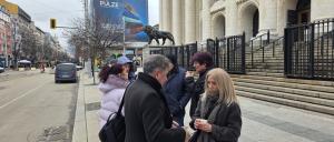 София - Съдебна палата - протест на сдружение Ангели на пътя
