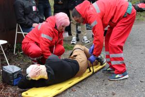 Благоевград - Мащабно учение - симулация на тежко ПТП и реакциите на Спешна помощ и МБАЛ-Благоевград