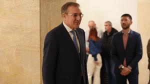 София - МТСП - Борислав Гуцанов и новият служебен министър Хасан Адемов
