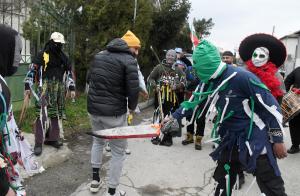 Варна -Кукерският празник на Сирни заговезни в село Тополи