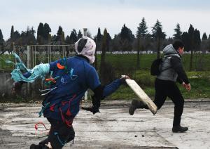 Варна -Кукерският празник на Сирни заговезни в село Тополи