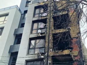 София - кв. Възраждане, пожар в жилищен блок