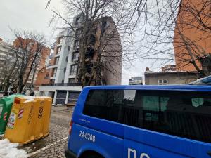 София - кв. Възраждане, пожар в жилищен блок