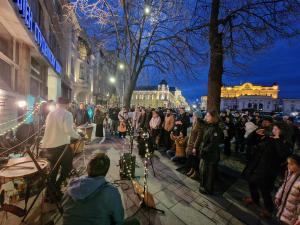 Театралното студио 'Студентина' организира протест пред Националния студентски дом