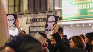 София - Протест срещу Сарафов пред Съдебната палата