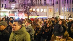 София - Протест срещу Сарафов пред Съдебната палата