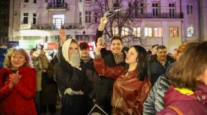 София - Протест срещу Сарафов пред Съдебната палата