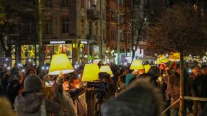 София - Протест срещу Сарафов пред Съдебната палата