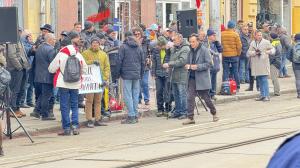 София - Протест пред сградата на Висшия съдебен съвет
