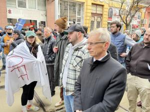 София - Протест пред сградата на Висшия съдебен съвет