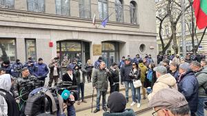 София - Протест пред сградата на Висшия съдебен съвет