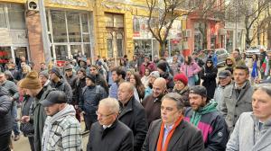 София - Протест пред сградата на Висшия съдебен съвет