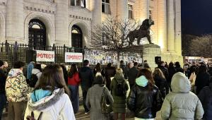 София - Протест пред Съдебната палата, организиран от бащата на Сияна Николай Попов