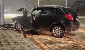 Пиян водач на ‘’Опел Антара’’ самокатастрофира в събота около полунощ в Хасково