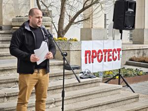 Плевен - Протест заради новите цени на водата
