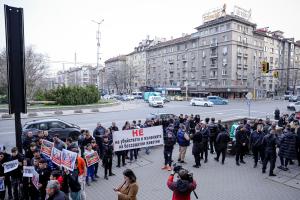 София - Протест срещу Станка Златева, президент на БФБорба
