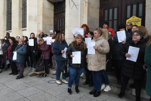 Варна - Протест на пощенските служители