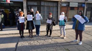 Протест на служители на „Български пощи“ временно затрудни изплащането на пенсии