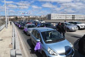 Варна - Протест на транспортните работници подкрепен от КНСБ