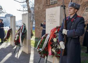 София - Церемония пред паметника на спасителите на българските евреи