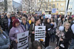 Пловдив - Многолюден протест за по-добър транспорт