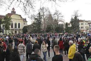 Пловдив - Многолюден протест за по-добър транспорт