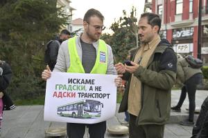 Пловдив - Многолюден протест за по-добър транспорт