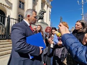 София - Брифинг на министър Иван Христанов - сигнал за злоупотреба и рекет