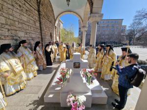 София - Заупокойните богослужения в памет на българските патриарси Кирил и Неофит