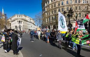 Лондон - Протест срещу войната в Иран и Ливан