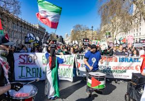 Лондон - Протест срещу войната в Иран и Ливан