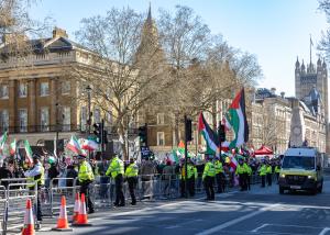 Лондон - Протест срещу войната в Иран и Ливан