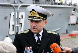 Песконференция на флотилен адмирал Радко Пенев във Варна