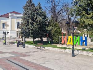 Видин - Надписът "Видин" остана без началната си буква