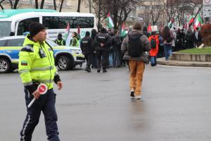 София - Протест на студенти срещу Израел,войната и участието на държава в европейски програми