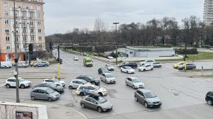 София - Неработеща светофарна уредба на бул. България