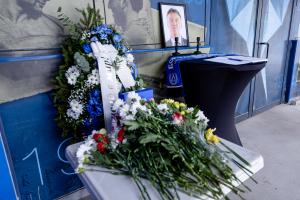 Траурен кът в памет на Борислав Михайлов