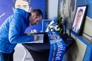 Траурен кът в памет на Борислав Михайлов