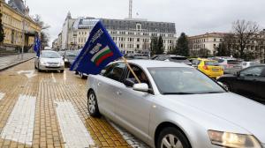 София - Протест и автошествие - синдикат Защита