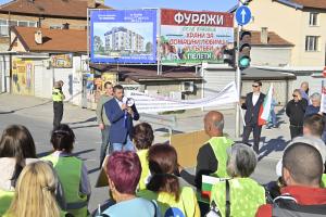 Пловдив - Протест за изоставен ремонтна пътя  затвори Околовръстното шосе