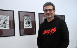 Петър Лазаров гостува с изложба литографии в бургаската галерия ' Пролет'