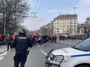София - Футболните агитки на ЦСКА и Левски